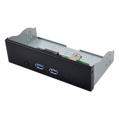 Product Front Panel Powertech 5.25" σε 2x USB 3.1 & 2x USB-C, VL820 base image