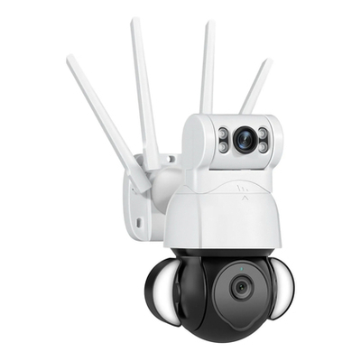 Product IP Κάμερα Sectec ST-428-4M-DL με προβολείς, dual lens, 4MP, Onvif PTZ base image