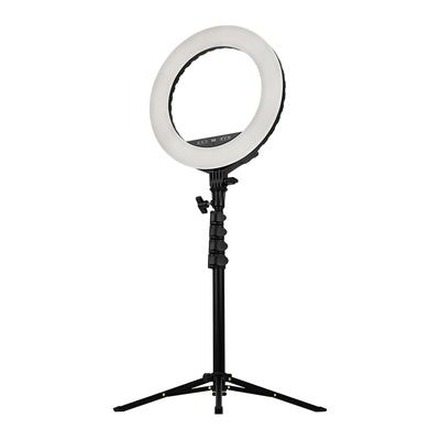 Product Ring Light Streamplify Light 14 Streaming - Black 36cm & tripod - selfie stick base image