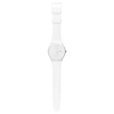 Product Ρολόι Unisex Swatch Suow701 (41mm) Καουτσούκ Λουράκι Λευκό base image
