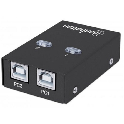 Product Switch Manhattan USB 2.0 2-Port Black base image