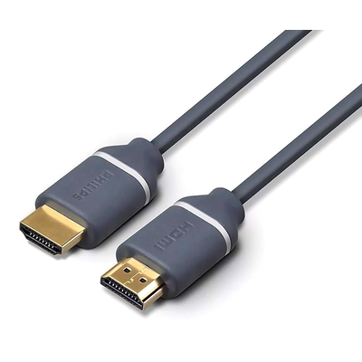 Product Καλώδιο HDMI Philips 2.0 SWV5650G, 4K/60Hz, 18Gbps, copper, 5m, γκρι base image