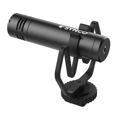 Product Μικρόφωνο Synco για Κάμερα SY-M1-BK, δυναμικό, 3.5mm, shock mount, μαύρο base image