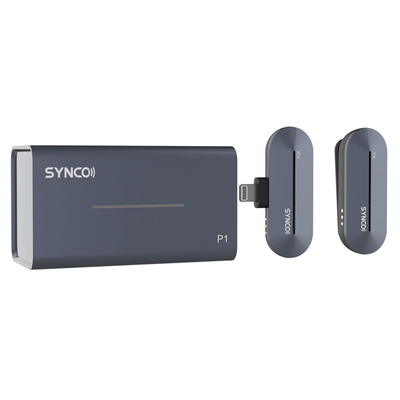 Product Μικρόφωνο Synco ασύρματο P1L με Θήκη Φόρτισης, Lightning, 2.4GHz, γκρι base image