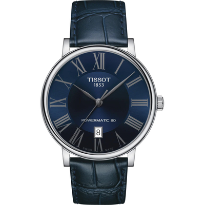 Product Ανδρικό Ρολόι Tissot T122407160430 (40mm) Δερμάτινο Λουράκι Μπλε base image