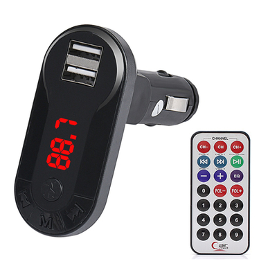 Product FM Transmitter T26 με LCD οθόνη, USB, SD, μαύρο base image