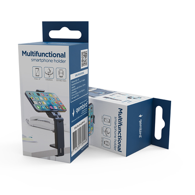 Product Βάση Γραφείου για Κινητό Gembird MULTIFUNCTIONAL Black base image