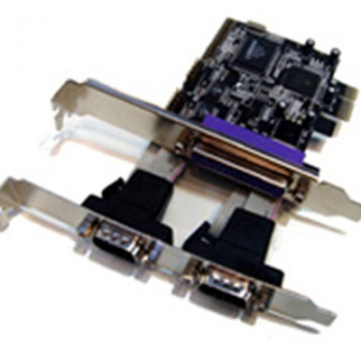 Product Controller PCIe Longshine 2x Seriell 1x Parallel (RS232C) retail base image