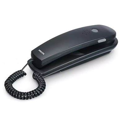 Product Ενσύρματο Τηλέφωνο Philips Td2801B/00, Επιτραπέζιο ή Επιτοίχιο, Μαύρο base image