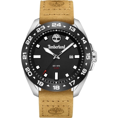 Product Ανδρικό Ρολόι Timberland Tdwgb0029401 (44mm) Δερμάτινο Λουράκι Καφέ base image