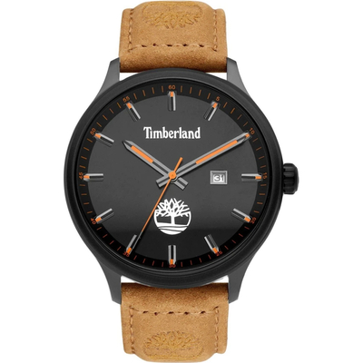 Product Ανδρικό Ρολόι Timberland Tdwgb2102201 (45mm) Δερμάτινο Λουράκι Καφέ base image
