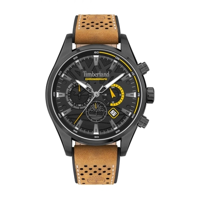 Product Ανδρικό Ρολόι Timberland Tdwgc2102401 (44mm) Δερμάτινο Λουράκι Καφέ base image