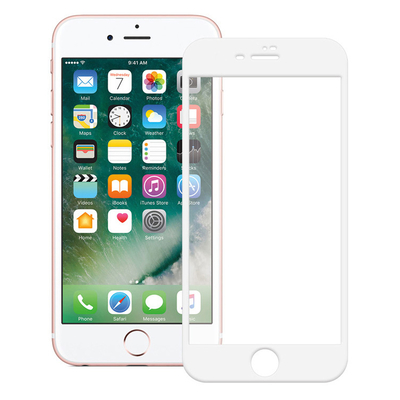 Product Screen Protector Powertech 5D Full Glue για iPhone 8 Plus, λευκό base image