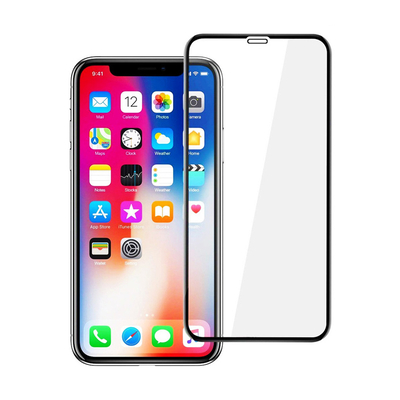 Product Screen Protector Powertech 5D Full Glue για iPhone XS Max, Black base image