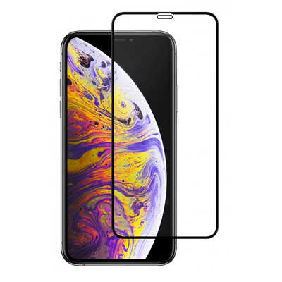 Product Screen Protector Powertech 5D Full Glue TGC-0265 για iPhone X, μαύρο base image
