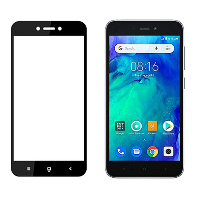 Product Screen Protector Powertech 5D Full Glue για Xiaomi Redmi Go, Black base image