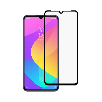 Product Screen Protector Powertech 5D Full Glue, Xiaomi Mi CC9 Qualcomm, μαύρο base image