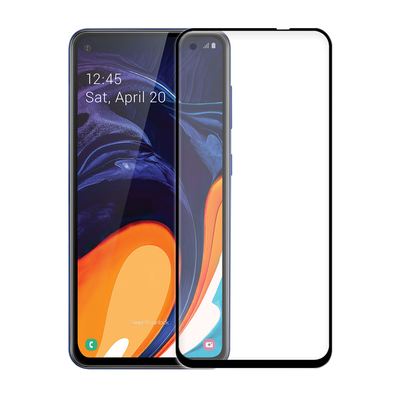 Product Screen Protector Powertech 5D Full Glue, Samsung A60 2019, μαύρο base image