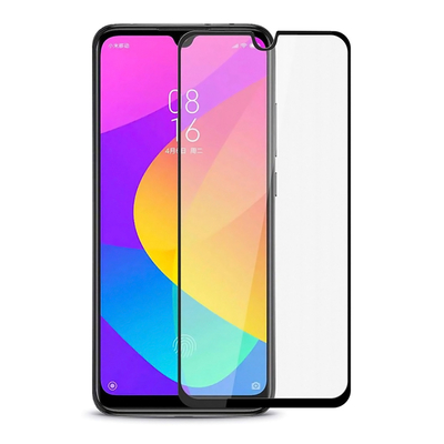 Product Screen Protector Powertech 5D, Full Glue, Xiaomi Mi A3, μαύρο base image