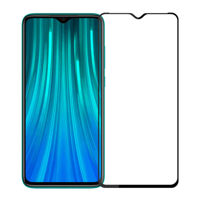 Product Screen Protector Powertech 5D, Full Glue, Xiaomi Redmi Note 8, μαύρο base image