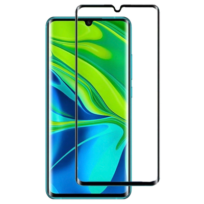 Product Screen Protector Powertech 3D, Full Glue, Xiaomi Mi Note 10/10 Pro, μαύρο base image