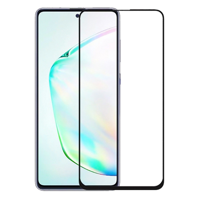 Product Screen Protector Powertech Tempered Glass 5D, Full Glue, Για Samsung Note 10 Lite, Μαύρο base image
