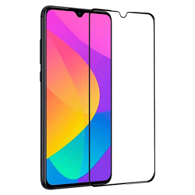 Product Screen Protector Powertech 5D, full glue, για Xiaomi Redmi 9/9A, μαύρο base image