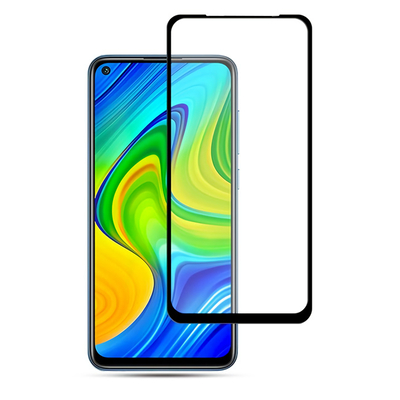 Product Screen Protector Powertech 5D, full glue, για Xiaomi Redmi 10X 4G, μαύρο base image