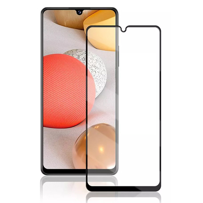 Product Screen Protector Powertech Tempered Glass 5D Full Glue TGC-0444 για Samsung A42 5G, μαύρο base image