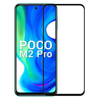 Product Screen Protector Powertech 5D, full glue, Xiaomi Poco M2 Pro 2020, μαύρο base image