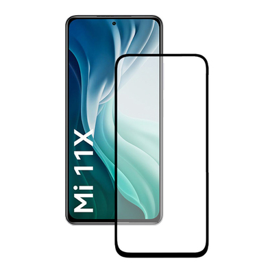 Product Screen Protector Powertech tempered glass 5D TGC-0520, Xiaomi Mi 11X/11X Pro/11i, μαύρο base image