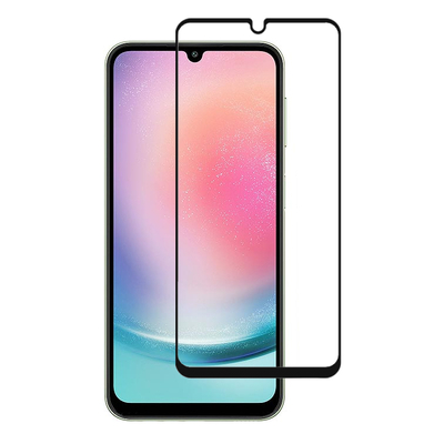 Product Screen Protector Powertech Tempered Glass 3D TGC-0636, Samsung A24, μαύρο base image