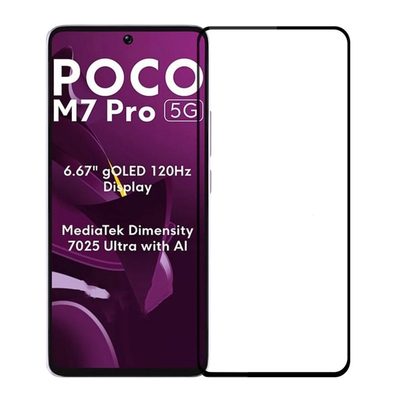 Product Προστατευτικό Οθόνης Powertech Tempered Glass 5D Tgc-0738 για Xiaomi Poco M7 Pro 5G, Full Glue base image