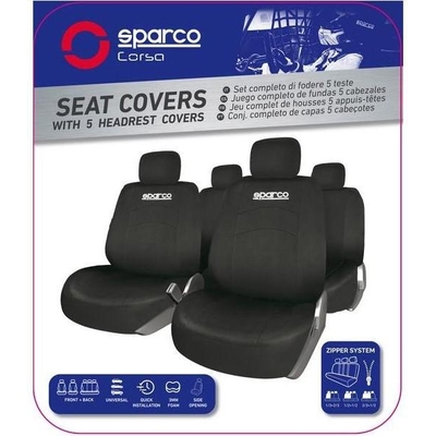 Product Κάλυμμα καθίσματος Sparco SPCS402BK Μαύρο base image