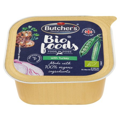 Product Υγρή Τροφή Σκύλων Butcher's Pet Care Bio Turkey Adult 150 g base image