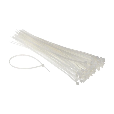 Product Δεματικά Καλωδίων Powertech TIES-006, 200x7.6mm, λευκά, 100τμχ base image