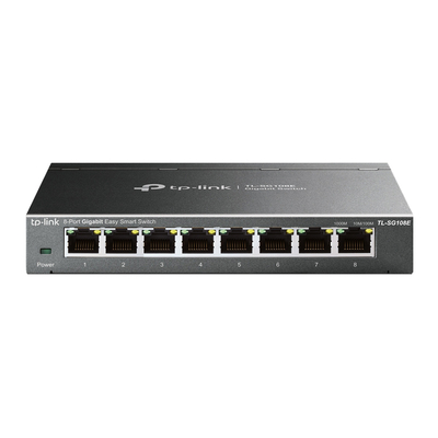 Product Network Switch TP-Link Easy Smart TL-SG108E, 8-port 10/100/1000Mbps, Ver 6.0 base image