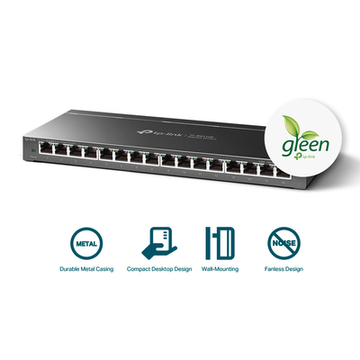 Product Network Switch TP-Link Easy Smart TL-SG116E, 16-Port Gigabit, Ver. 1.2 base image