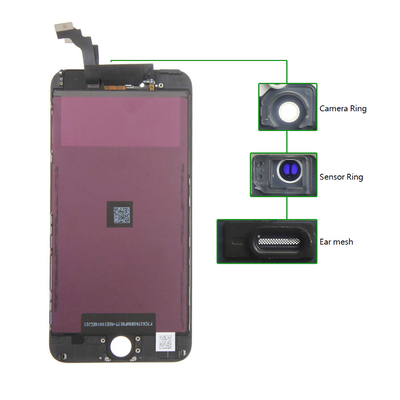 Product Ανταλλακτικά Κινητών Tianma High Copy LCD iPhone 6G Plus, Camera-Sensor Ring, Ear Mesh, Black base image