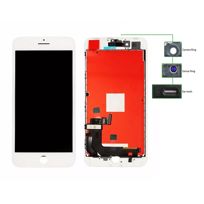 Product Ανταλλακτικά Κινητών Tianma High Copy LCD iPhone 8 Plus, Camera-Sensor Ring, Ear Mesh, White base image