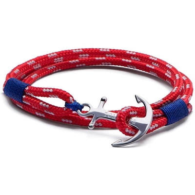 Product Βραχιόλι Unisex Tom Hope Tm0013 (21cm) Textile, από Ασήμι Red base image