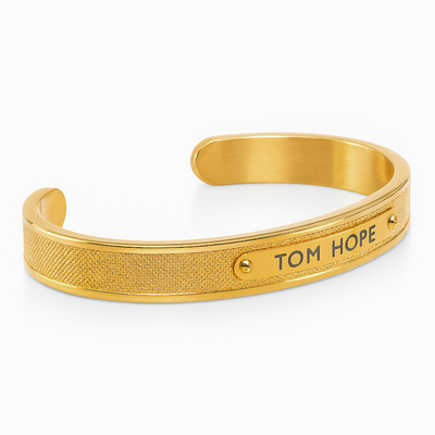 Product Βραχιόλι Unisex Tom Hope Tm0555 (L) από Ατσάλι Golden base image