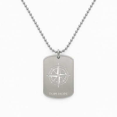 Product Ανδρικό Κολιέ Tom Hope Tm0652 (45cm) από Ατσάλι Grey base image