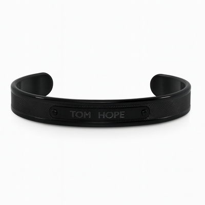 Product Βραχιόλι Unisex Tom Hope Tmblack (15cm) από Ατσάλι Black base image
