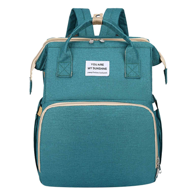 Product Τσάντα πλάτης 2 in 1 και παιδικό κρεβατάκι TMV-0050, αδιάβροχη, πράσινη base image