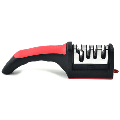 Product Ακονιστήρι Μαχαιριών TOOL-0080, 4 επιπέδων, Μαύρο & κόκκινο base image