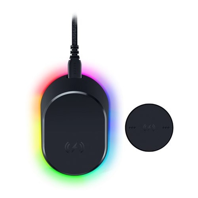 Product Wireless Charging Razer MOUSE DOCK PRO - 4K Polling Rate - Magnetic - Anti-Slip Base - Chroma RGB base image