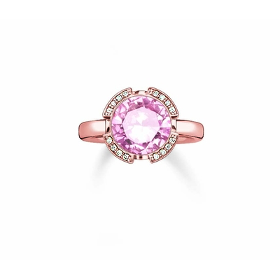 Product Γυναικείο Δαχτυλίδι Thomas Sabo 038-633-9-54 (54) από Ασήμι Silver, Rose Gold base image