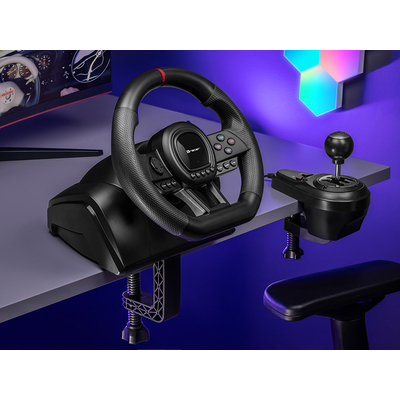Product Τιμονιέρα Tracer Simracer Manual Gearbox 6 In 1 Steering Wheel (Pc/Ps4/Ps3/Xone/X360/Switch) base image