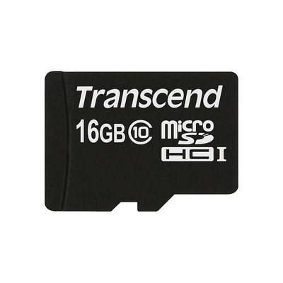 Product Κάρτα Μνήμης MicroSDHC Transcend 16GB Class 10 base image